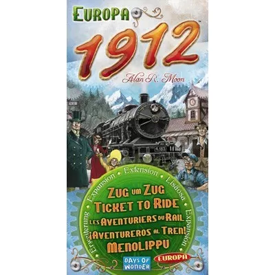 Days Of Wonder Ticket To Ride - Europe 1912 - Uitbreiding 3 Days Of Wonder Ticket To Ride - Europe 1912 - Uitbreiding