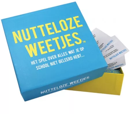 Nutteloze Weetjes - Partyspel 3 Nutteloze Weetjes - Partyspel
