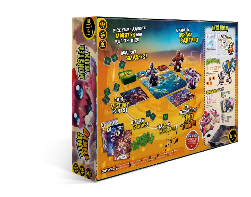 Iello King Of Tokyo Monster Box 5 Iello King Of Tokyo Monster Box - Afbeelding 3