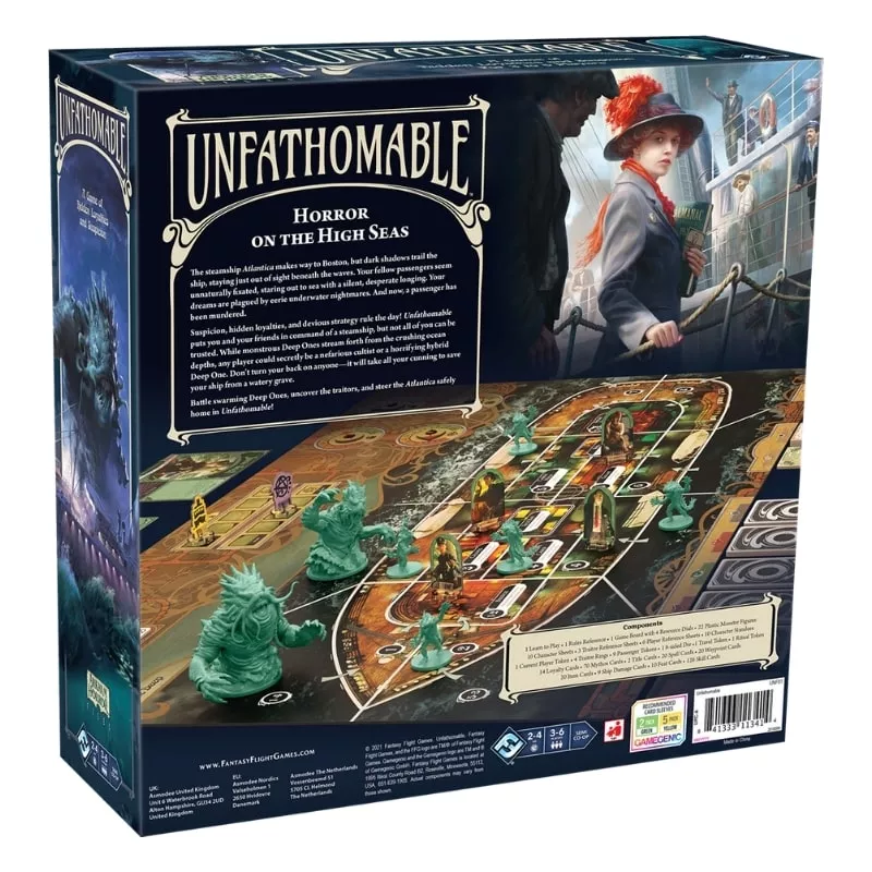 Fantasy Flight Games Unfathomable - Bordspel 5 Fantasy Flight Games Unfathomable - Bordspel - Afbeelding 3