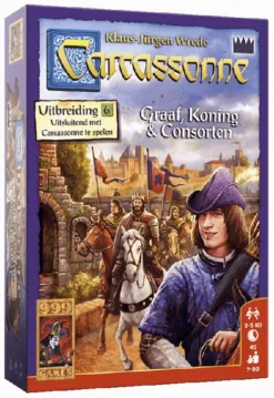 999 Games Carcassonne: Graaf, Koning En Consorten Bordspel