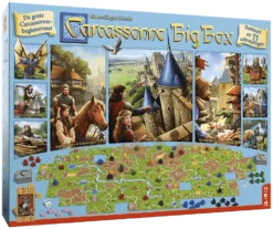 999 Games Carcassonne Big Box 3 - Bordspel -Spellenhuis Winkel carcassonne big box 3 bordspel a4322