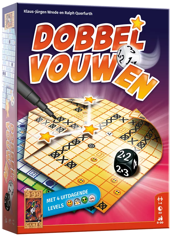 999 Games Dobbel Vouwen - Dobbelspel 5 999 Games Dobbel Vouwen - Dobbelspel - Afbeelding 3