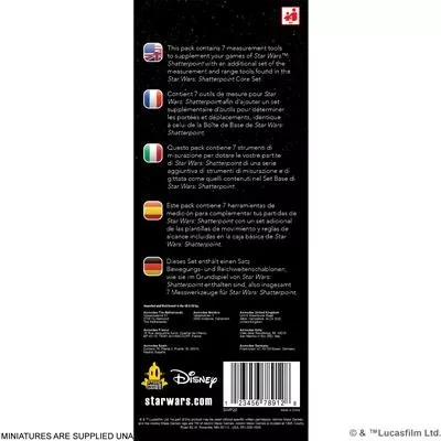 Atomic Mass Games Shatterpoint Measuring Tools 4 Atomic Mass Games Shatterpoint Measuring Tools - Afbeelding 2