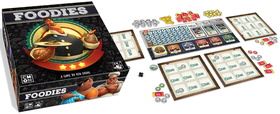 CMON Foodies - Dobbelspel 4 CMON Foodies - Dobbelspel - Afbeelding 2