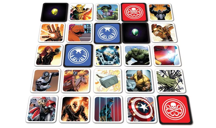 USAopoly Codenames Marvel - Partyspel 4 USAopoly Codenames Marvel - Partyspel - Afbeelding 2