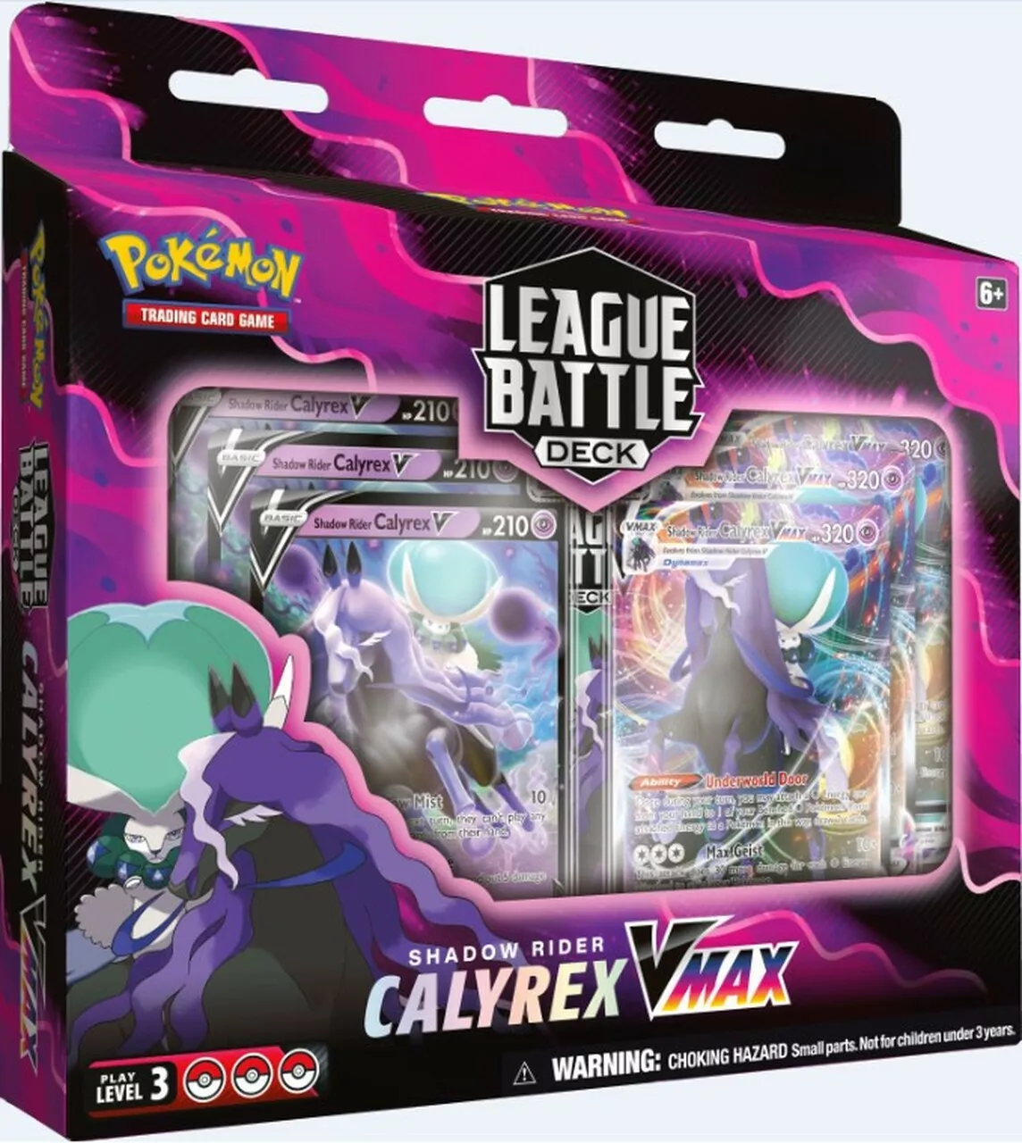 Pokemon: League Battle Decks - Shadow Rider Calyrex VMAX 3 Pokemon: League Battle Decks - Shadow Rider Calyrex VMAX