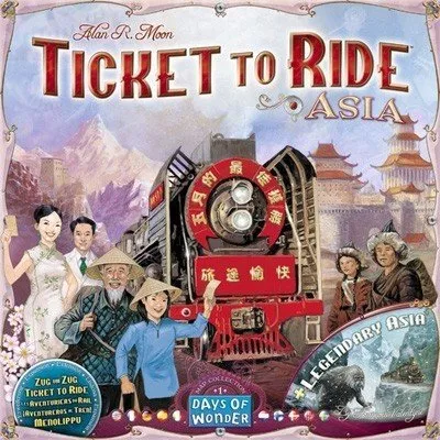 Days Of Wonder Ticket To Ride - Asia (Map Collection 1) 3 Days Of Wonder Ticket To Ride - Asia (Map Collection 1)