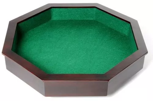 Dobbelpiste 8-hoekig Bruin MDF 3 Dobbelpiste 8-hoekig Bruin MDF