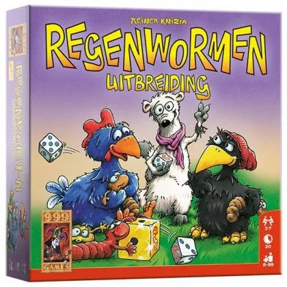 999 Games Regenwormen Uitbreiding 4 999 Games Regenwormen Uitbreiding - Afbeelding 2