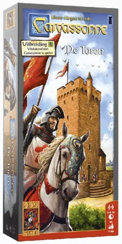 999 Games Carcassonne: De Toren Bordspel