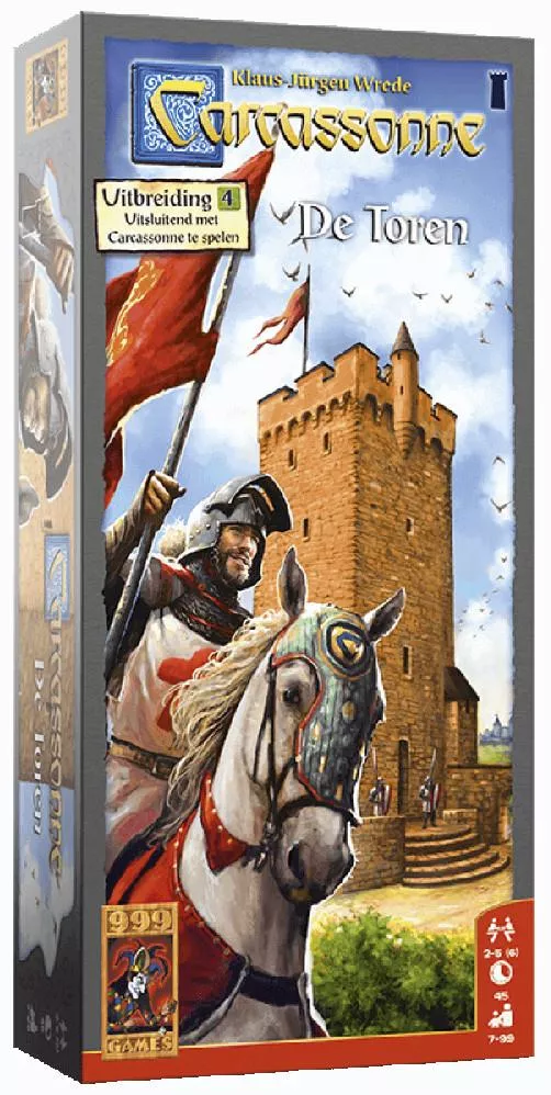 999 Games Carcassonne: De Toren Bordspel 3 999 Games Carcassonne: De Toren Bordspel