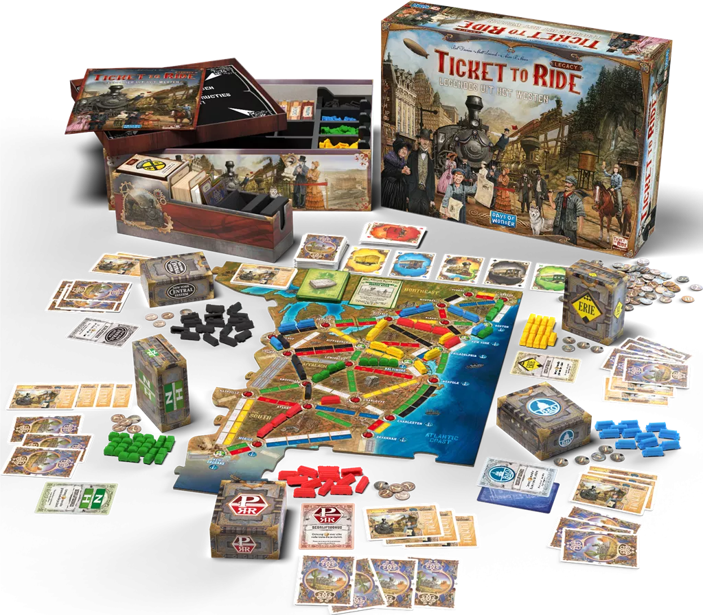 Days Of Wonder Ticket To Ride Legacy Legends Of The West EN 7 Days Of Wonder Ticket To Ride Legacy Legends Of The West EN - Afbeelding 5