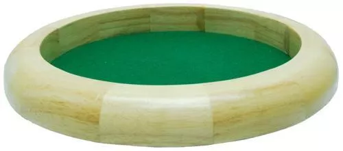 Dobbelpiste Blank Hout Rond 30cm 3 Dobbelpiste Blank Hout Rond 30cm