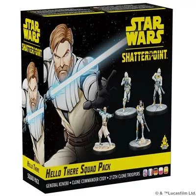 Atomic Mass Games Shatterpoint General Obi-Wan Kenobi Squad Pack 3 Atomic Mass Games Shatterpoint General Obi-Wan Kenobi Squad Pack